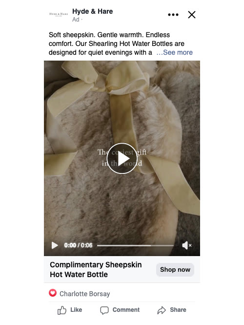 Feed preview of Ad 156
